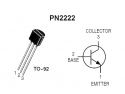 Transistor PN2222A NPN 40V / 1A